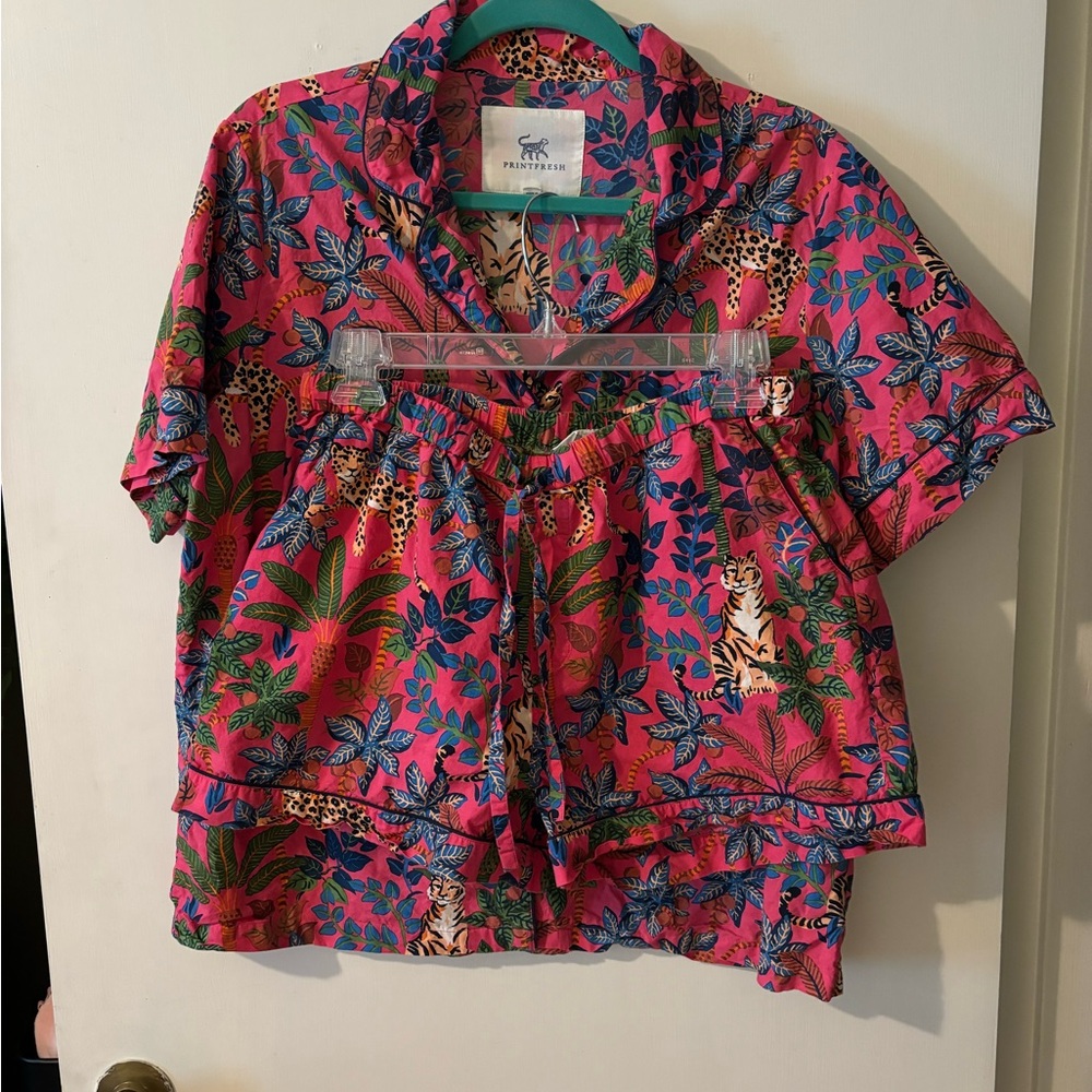 Big cat energy short sleep set M printfresh